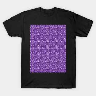 Elephant Print Skin Pattern Purple T-Shirt